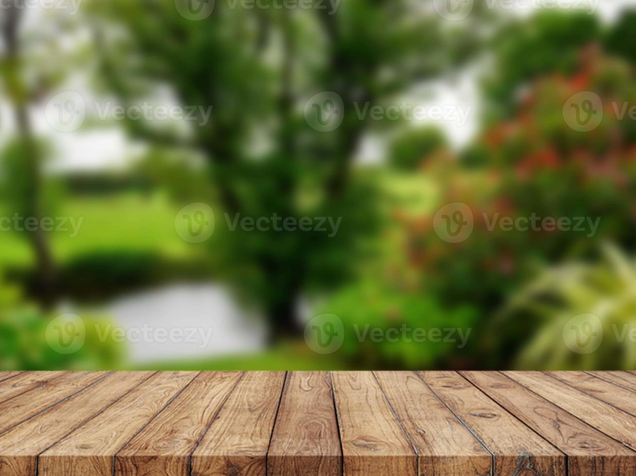 Wood Table Backrgound photo