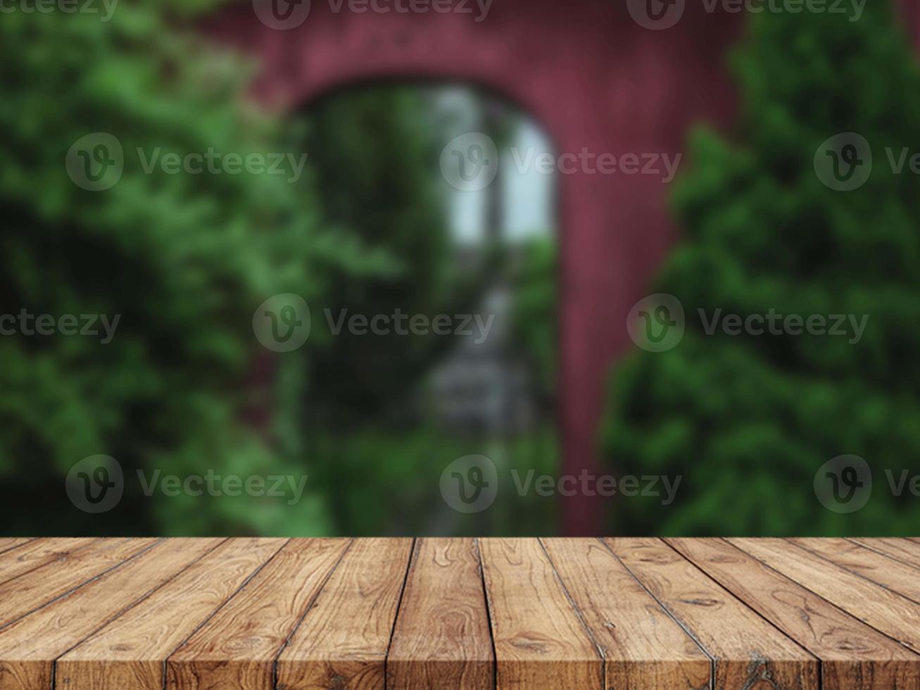 Wood Table Backrgound photo