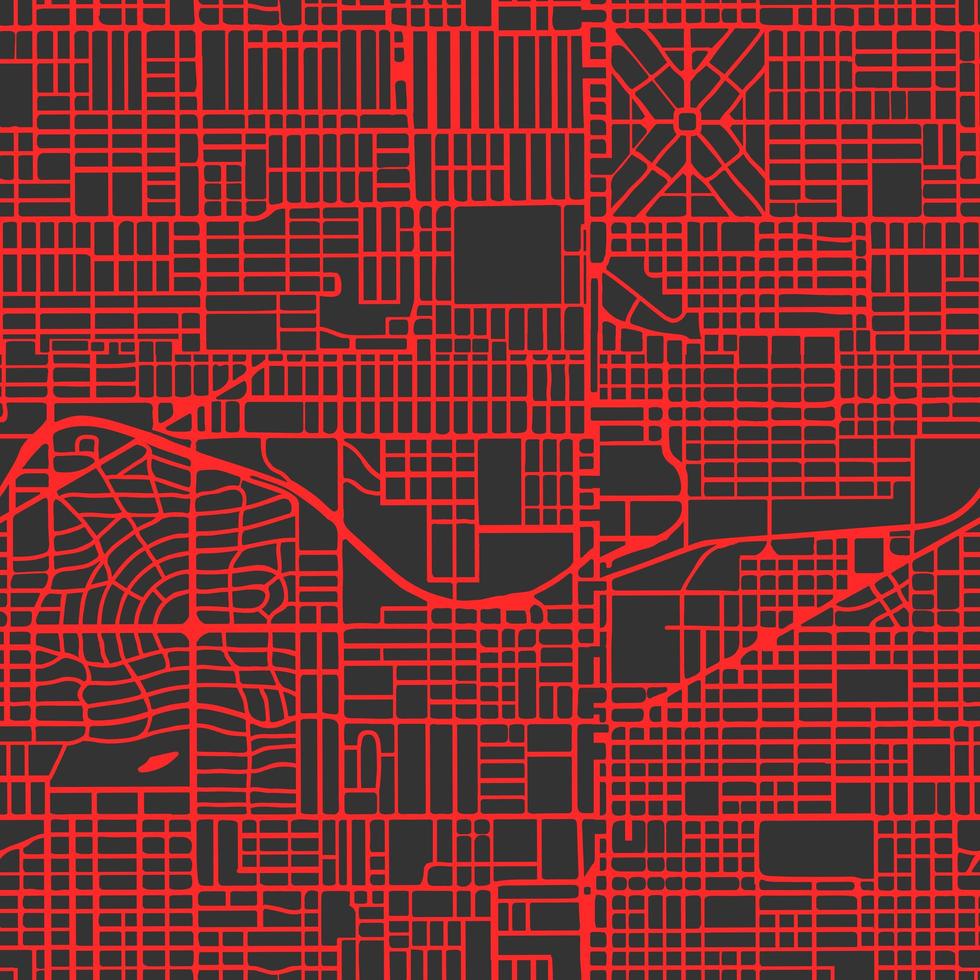 paisaje de la ciudad repitiendo patrones sin fisuras vector