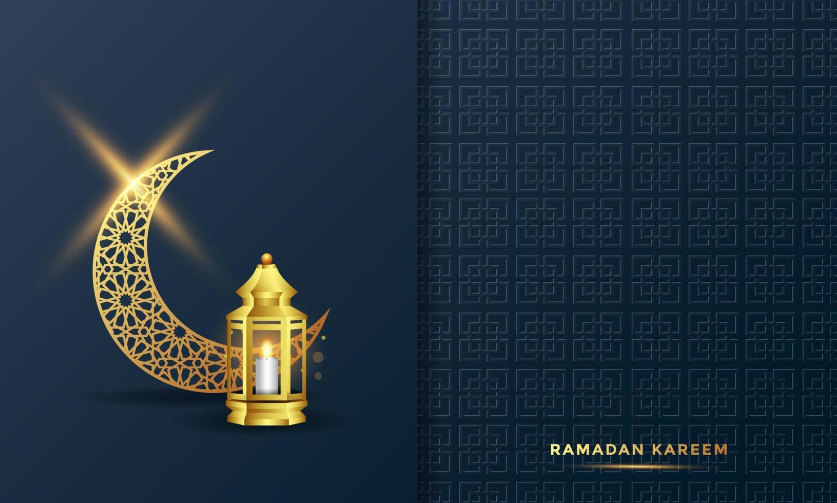 ramadan kareem arabic calligraphy background vector illustration