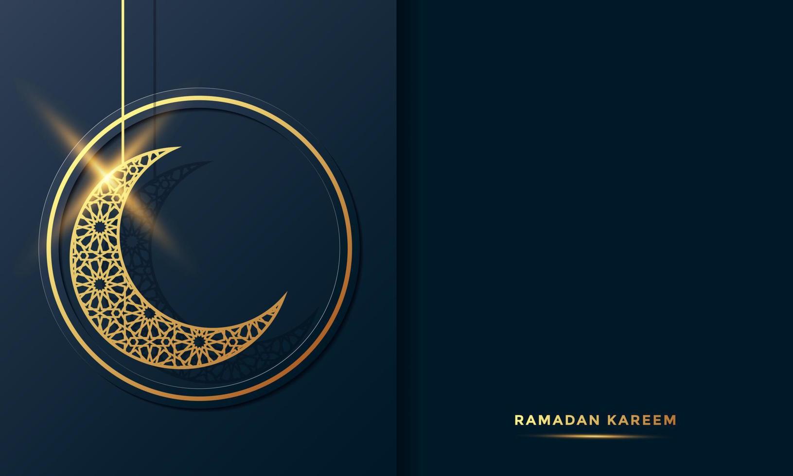 ramadan kareem arabic calligraphy background vector illustration