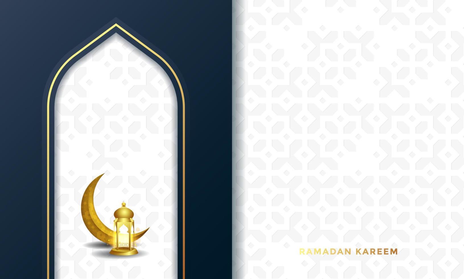 ramadan kareem arabic calligraphy background vector illustration