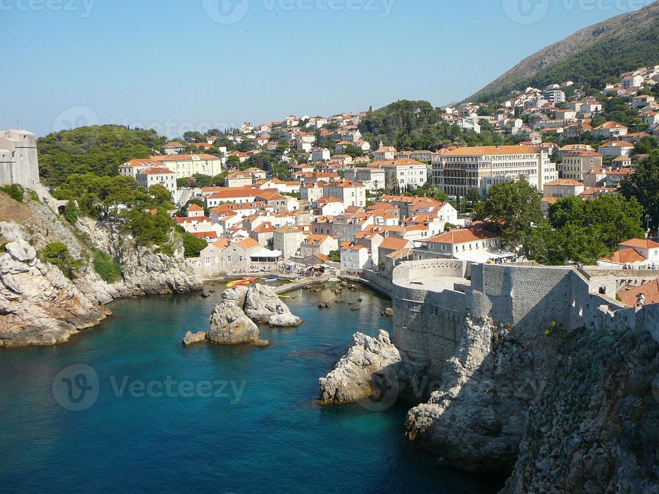 vista de la ciudad de dubrovnik foto