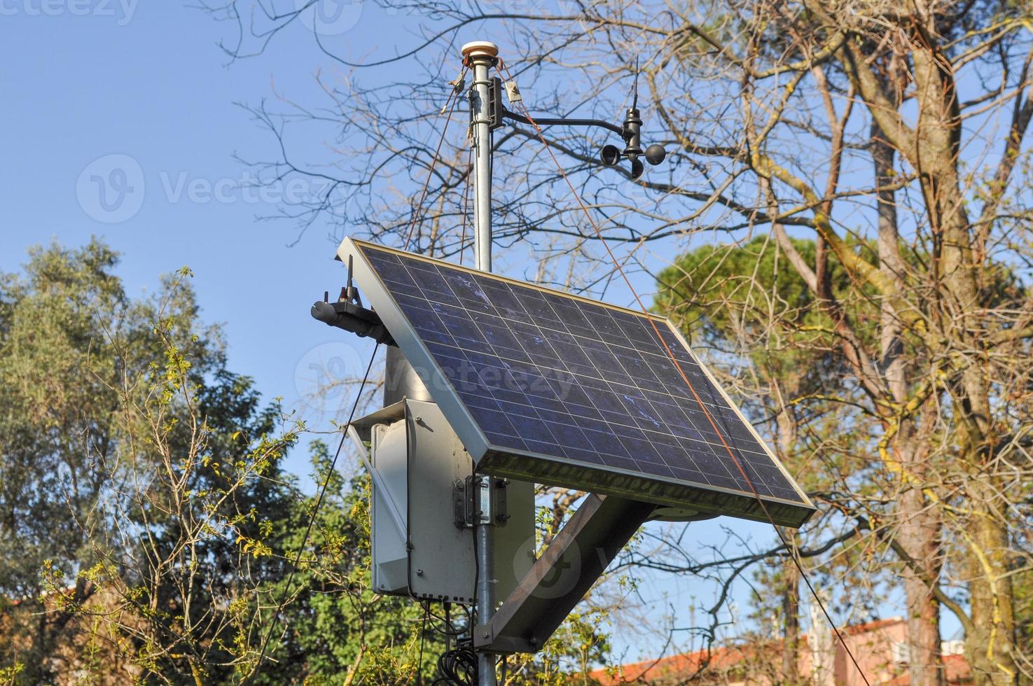 Solar cell panel photo