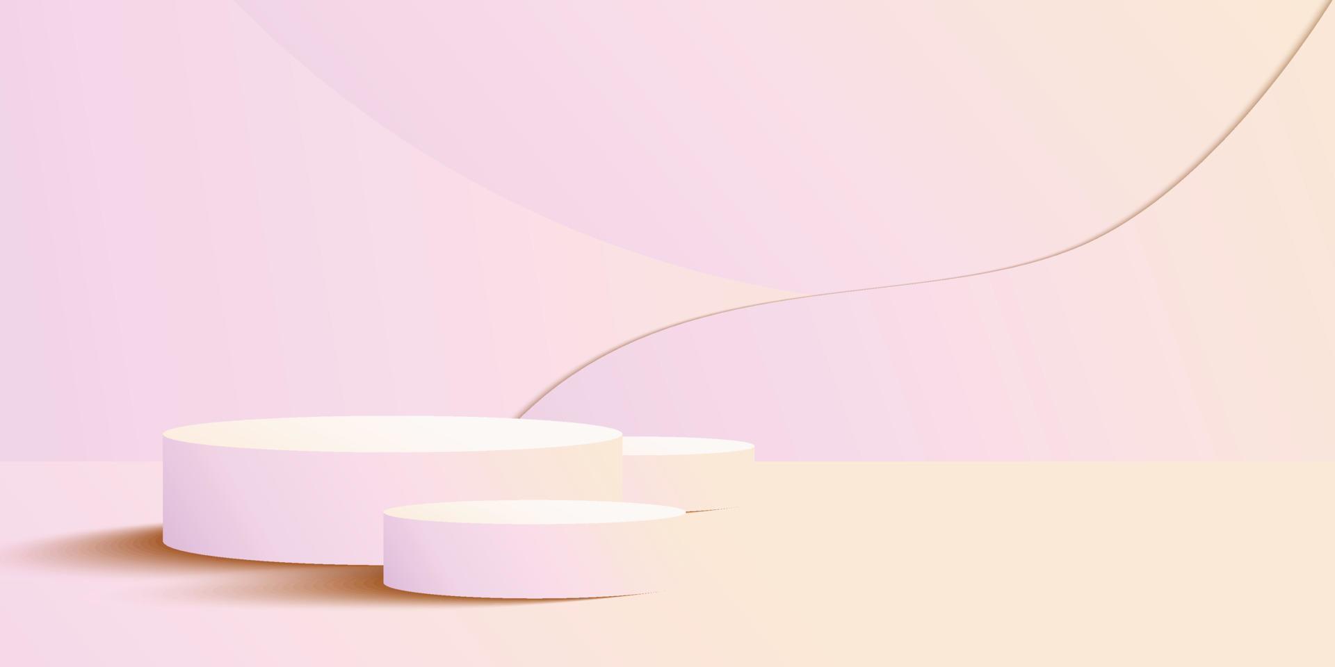 Abstract background scene for product display 3d rendering Premium Vector