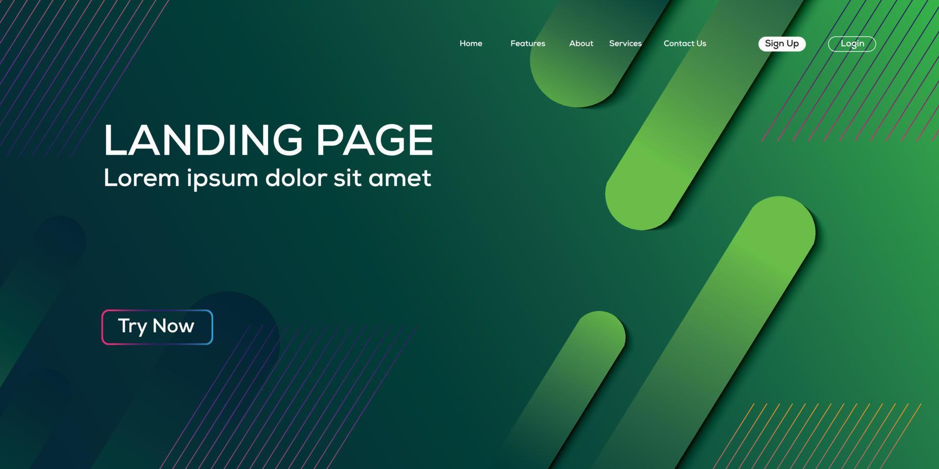 Gradient geometric background. Elegant and luxury vector