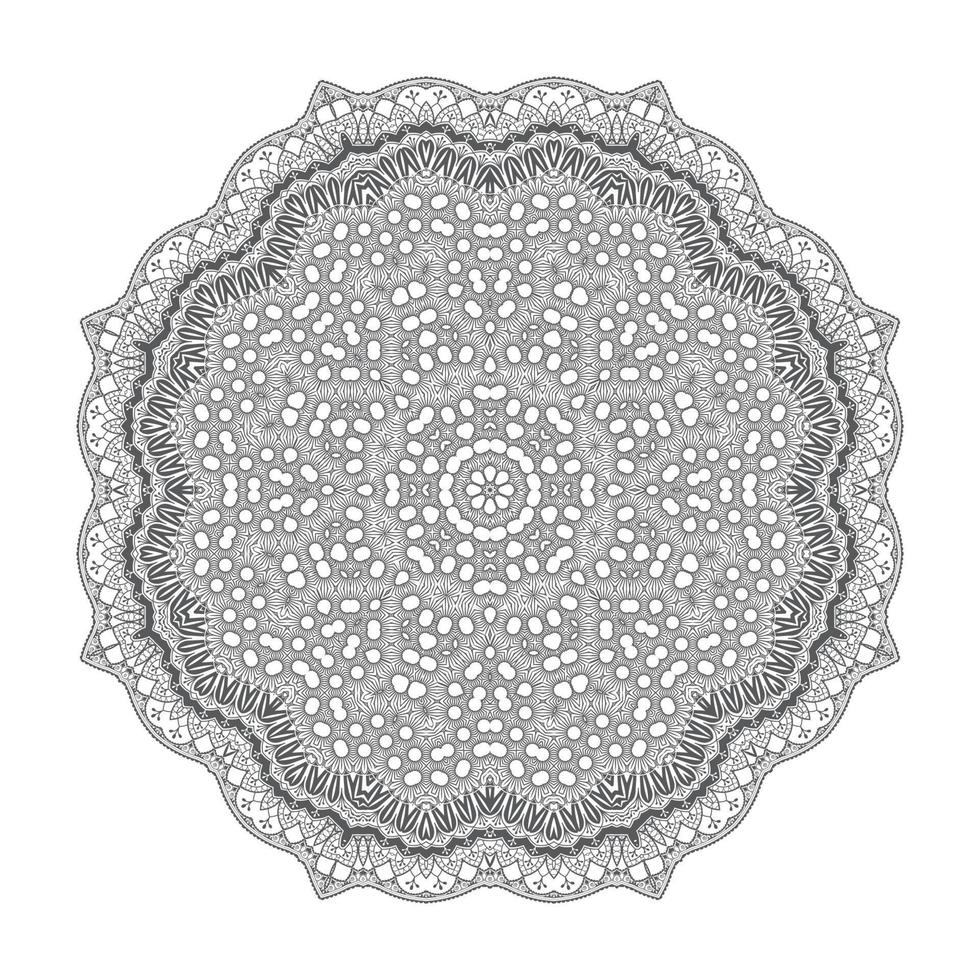 vector de mandala para un hermoso diseño