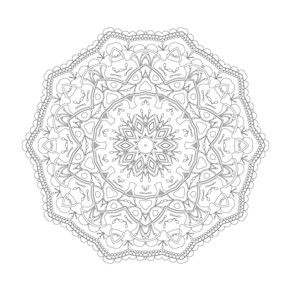 beautiful mandala vector for design