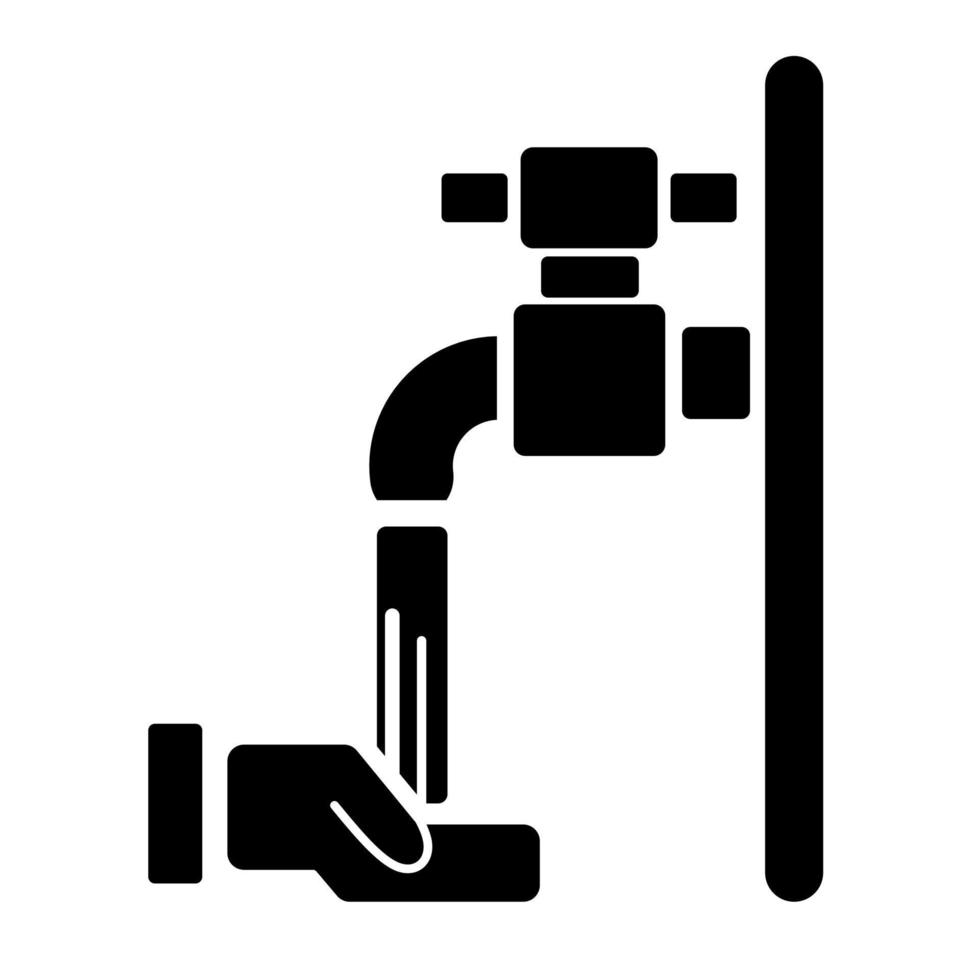 Graphic vector illustration of ablution for islam clip ar out line icon logo