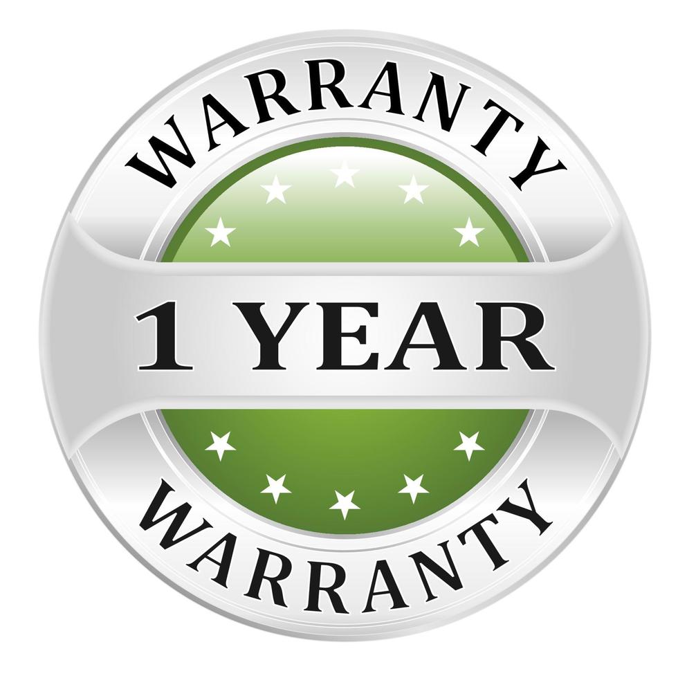 Warranty badge vector