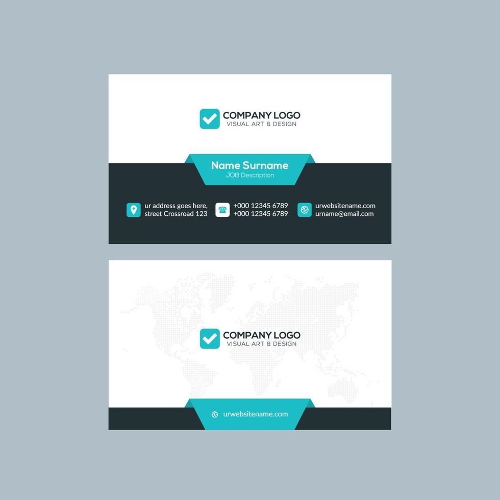 Free Business Card Template vector