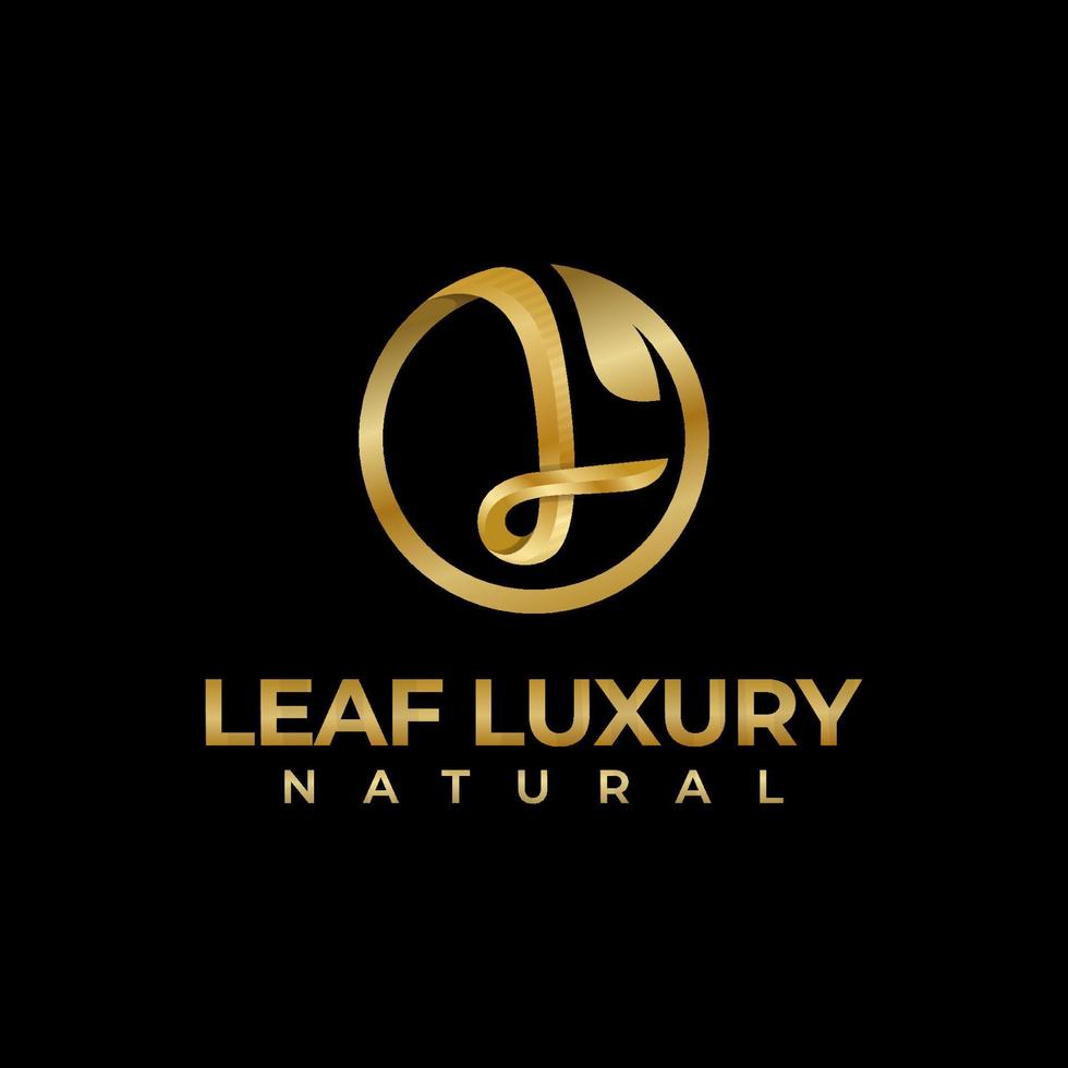 Premium Vector  Liquid leaf logo design vector illustration