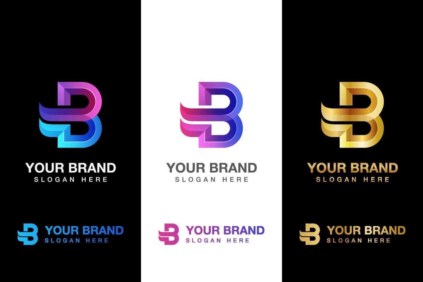 letter B with wings business logo. delivery, branding,logistics logo other versions vector