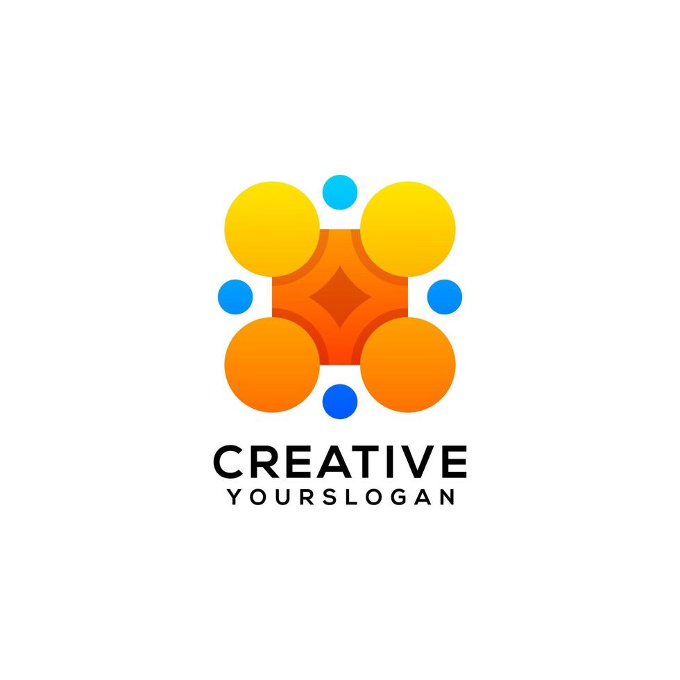 vector modern business logo gradient icon design