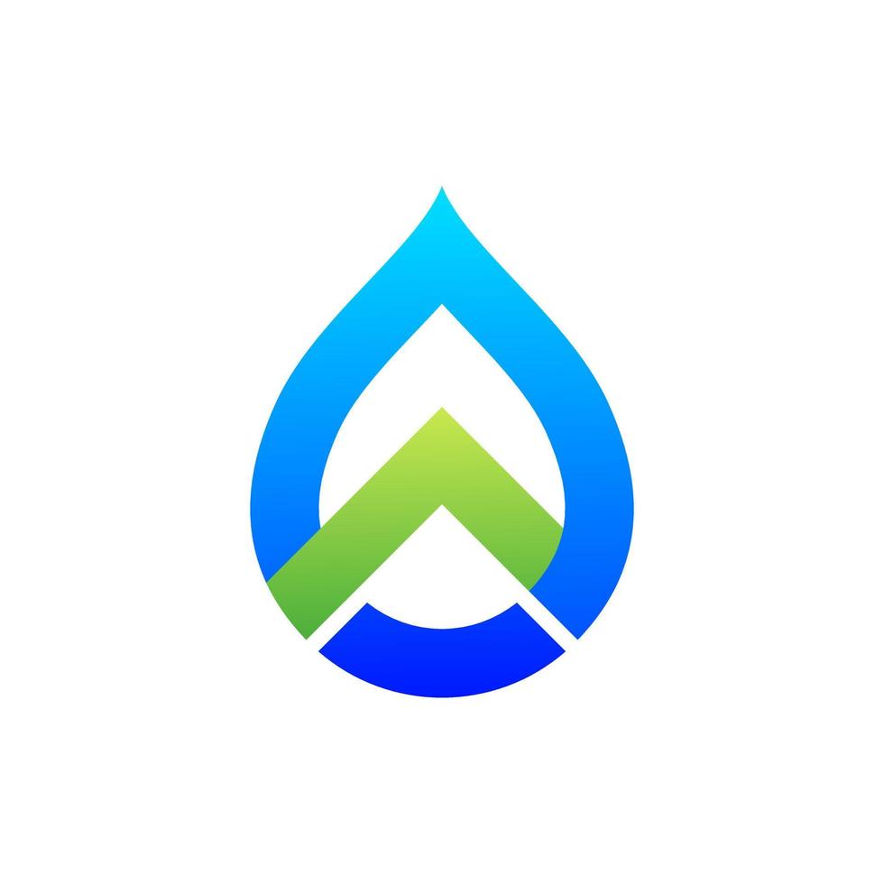 letter w water logo design vector