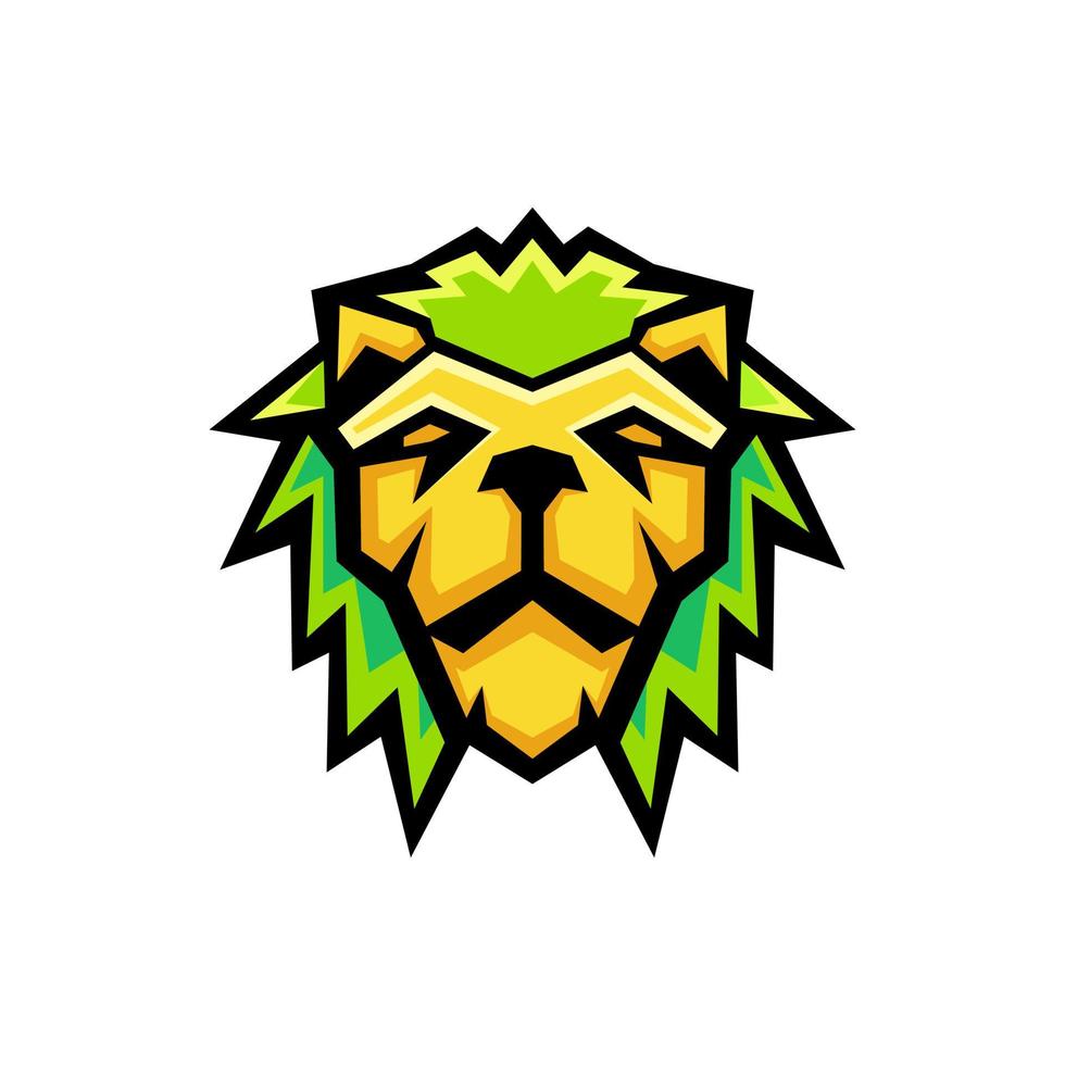 lion mascot e sport logo vector