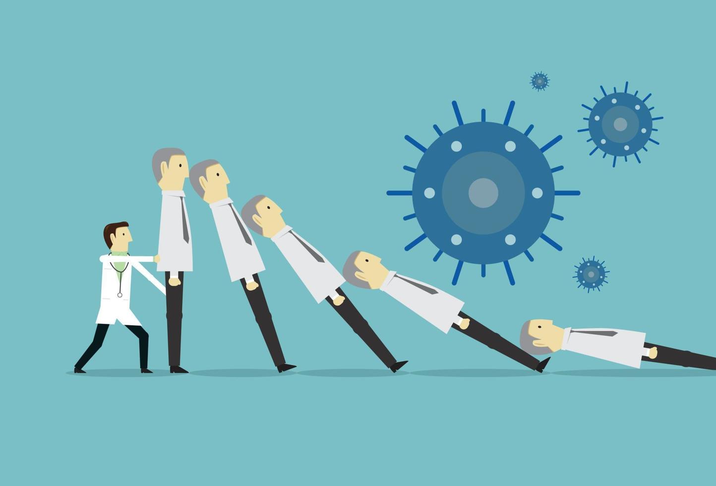 Stopping the epidemic from person to person vector