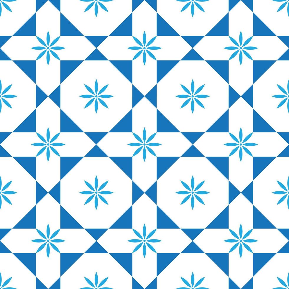 Old Ceramic Tiles Patterns vector