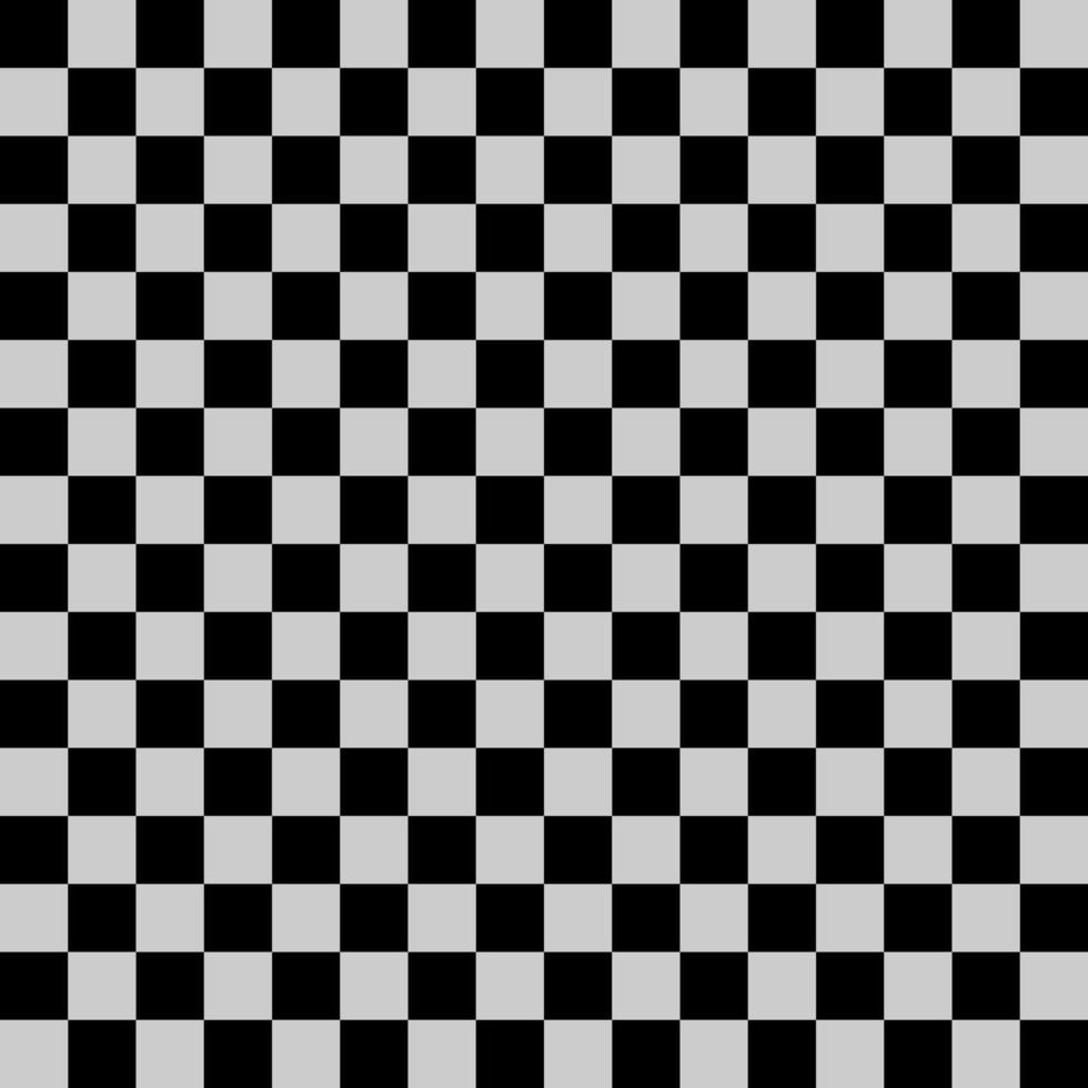 Checkered seamless black and white boxes pattern background. Tablecloth pattern. Chess, check board pattern. Racing flag. vector