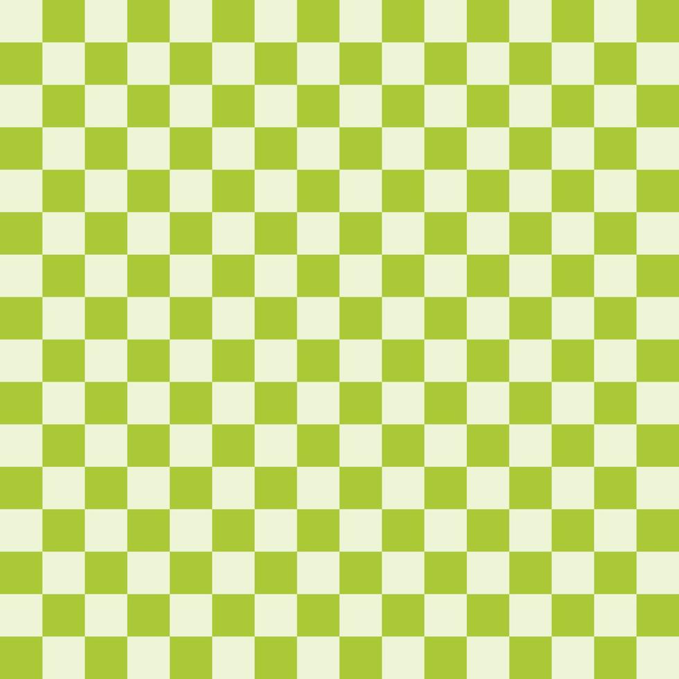 Checkered seamless green  pattern backgroun, Green and Light Green Pattern. vector