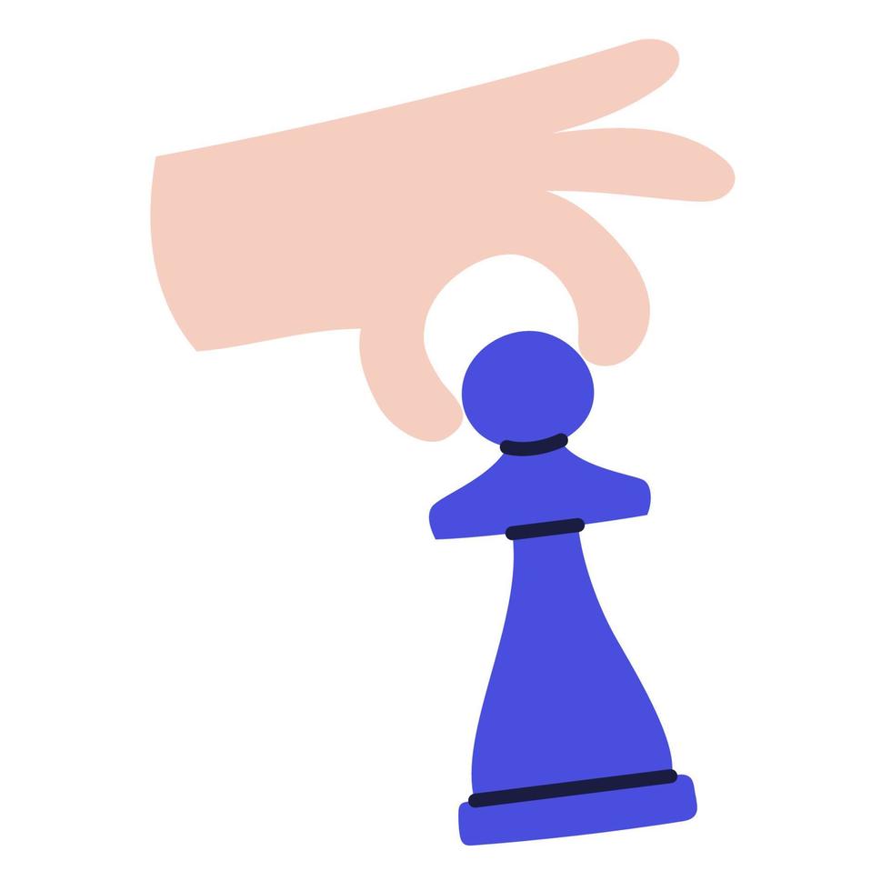 Strategy. Hand Drawn Doodle Icon. vector