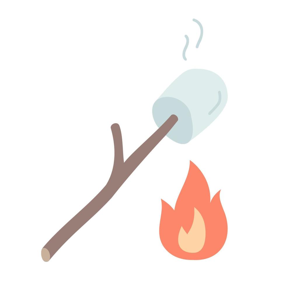 smores icono de garabato dibujado a mano. vector