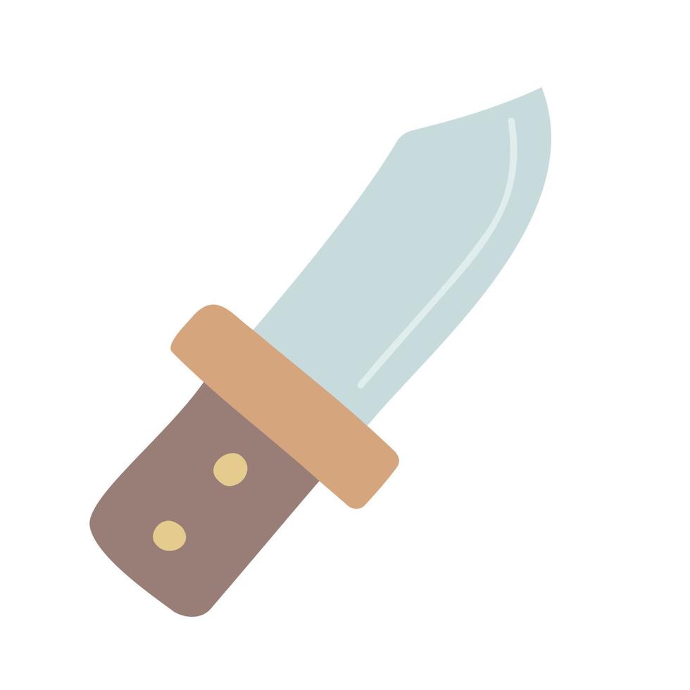 cuchillo. icono de garabato dibujado a mano. vector