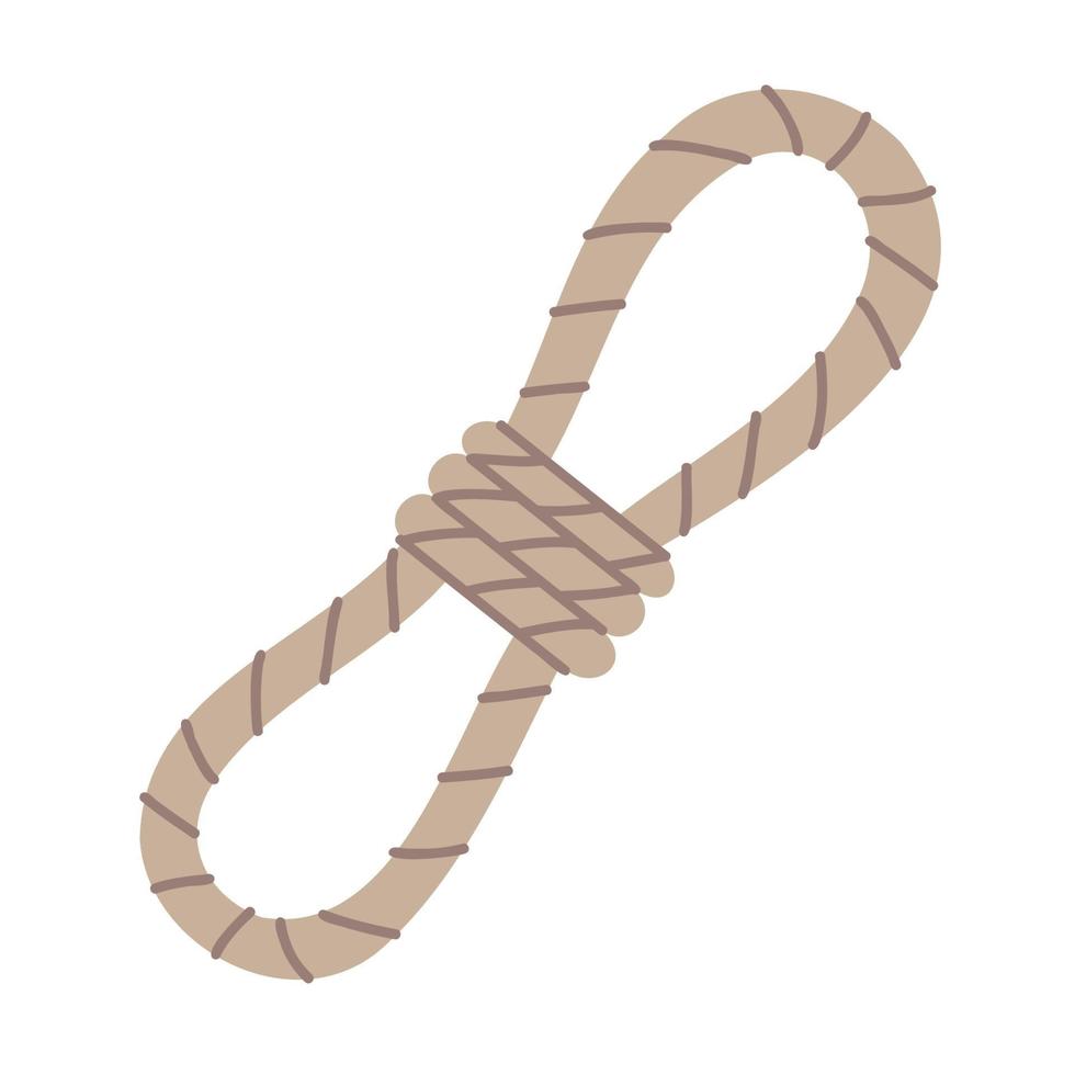 Rope. Hand drawn doodle icon. vector