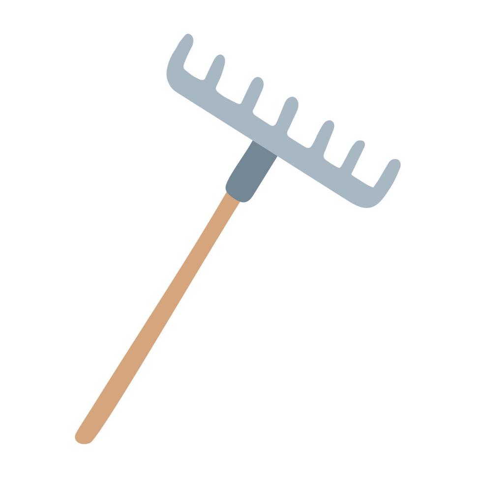 Rake. Hand Drawn Spring Icons. 6549885 Vector Art at Vecteezy