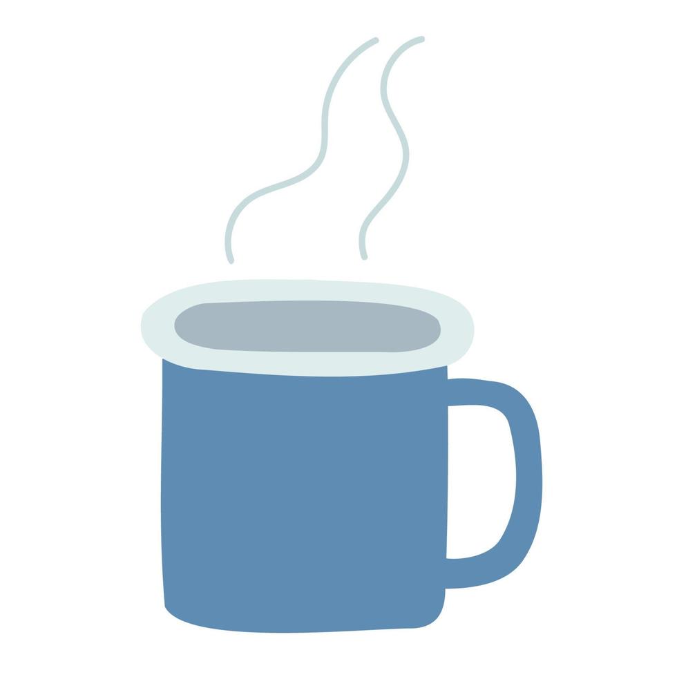 Coffee Mug. Hand drawn doodle icon. vector