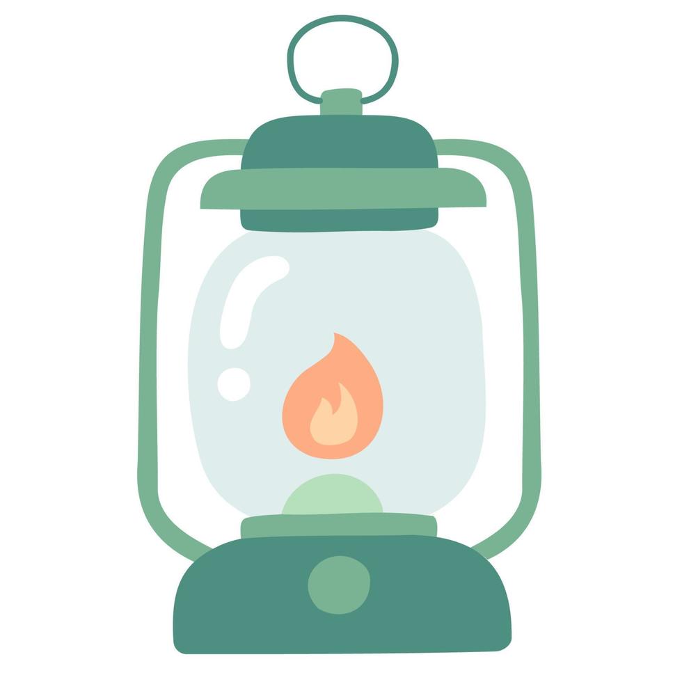 Lantern. Hand drawn doodle icon. vector