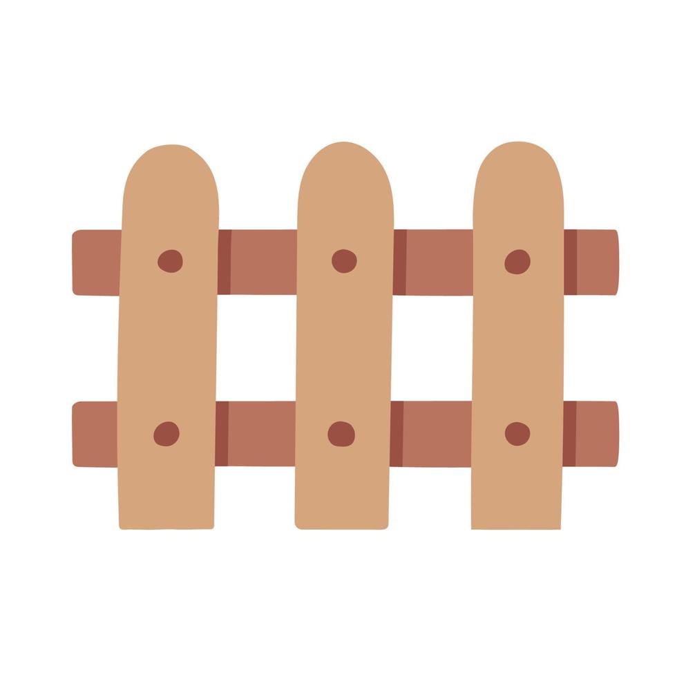 Fence. Hand Drawn Spring Icons. vector