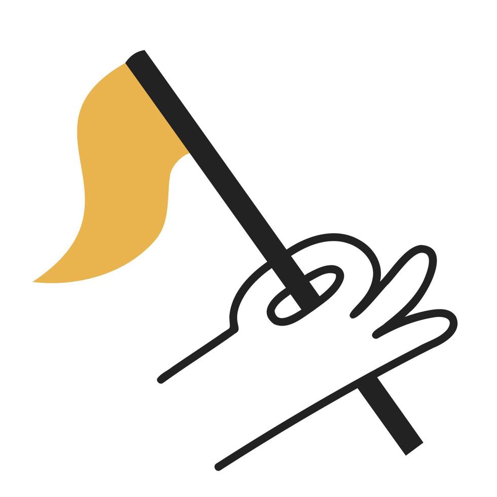 Success. Hand Drawn Doodle Icon. vector