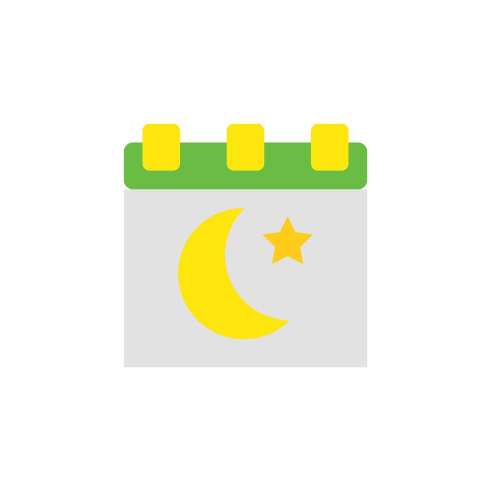 this is ramadan calendar icon vector