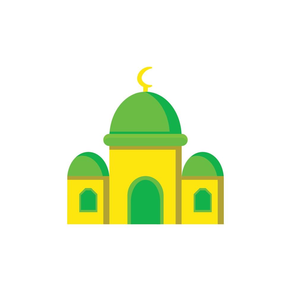 este es el icono de la mezquita vector