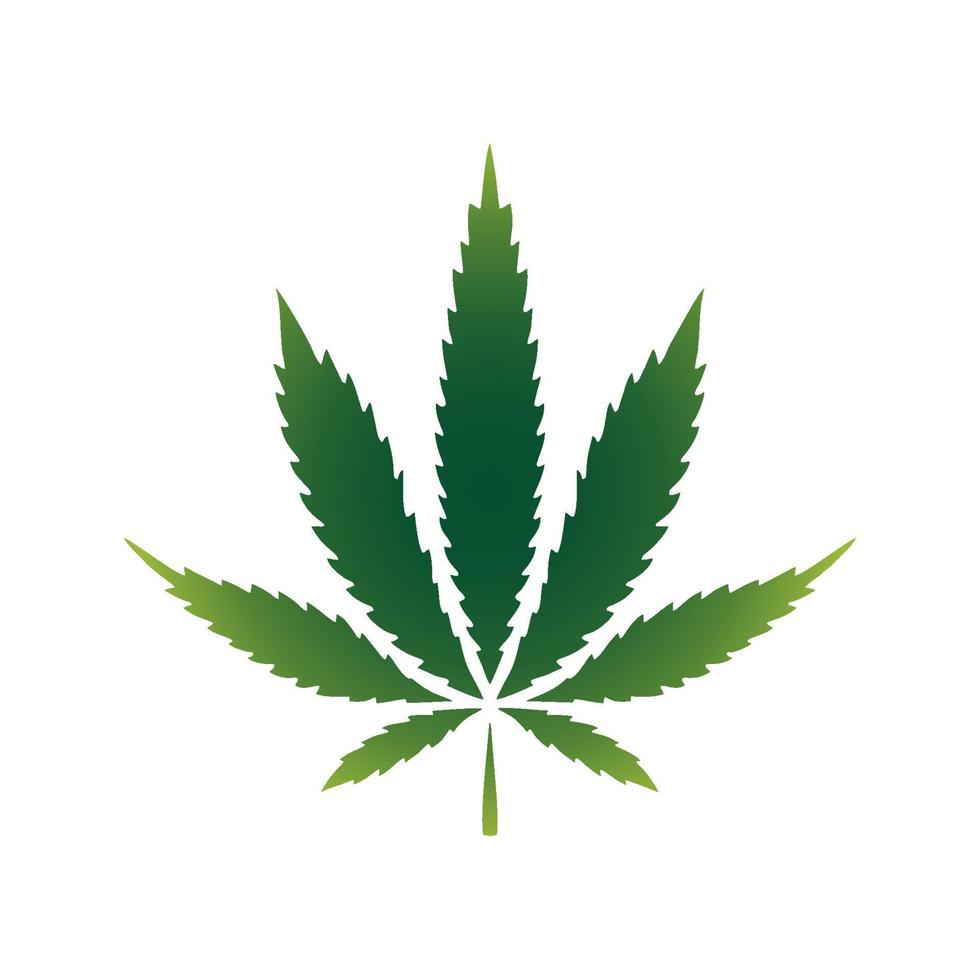 Marijuana leaf vector