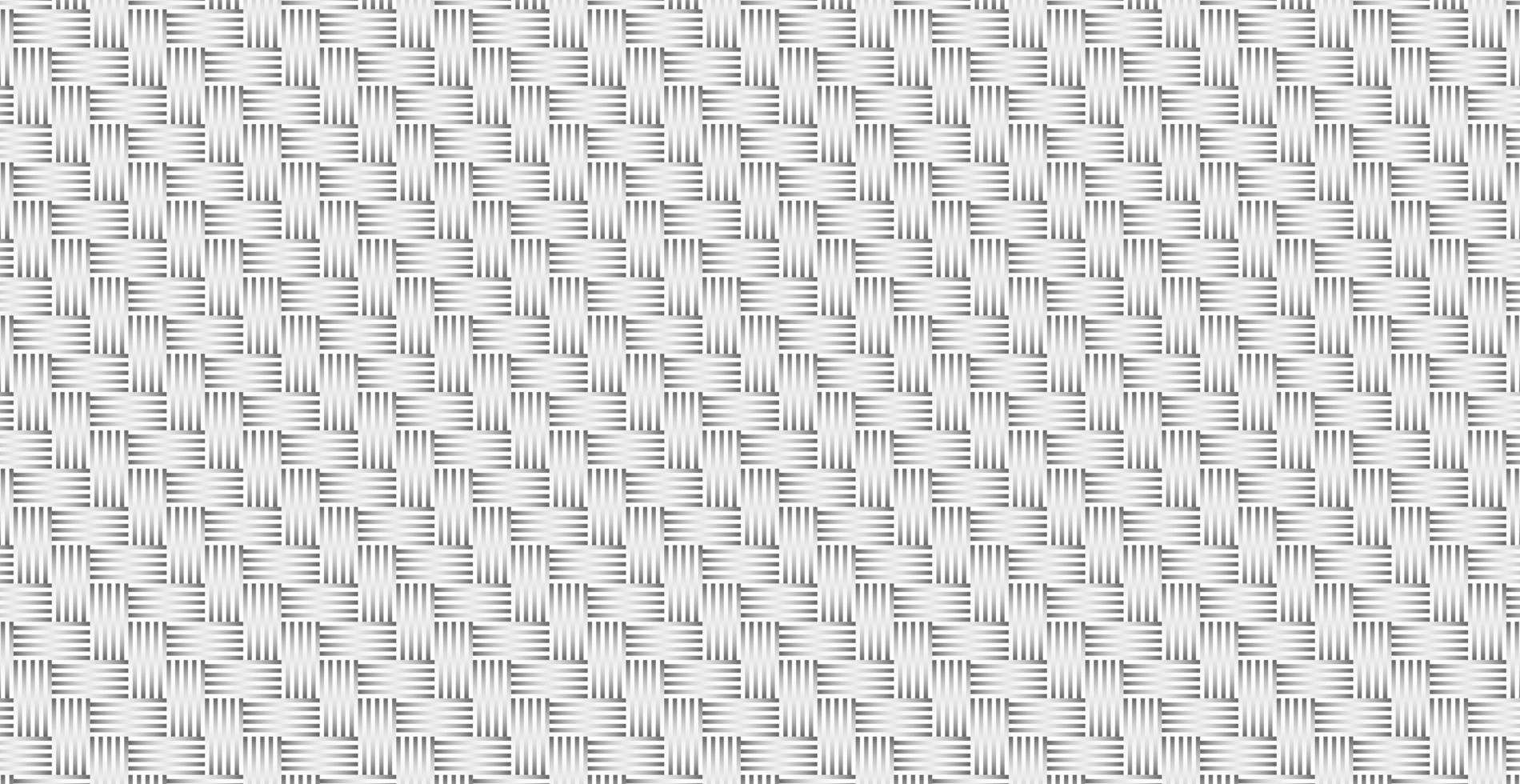 Panoramic gray wicker background, repeating elements - Vector