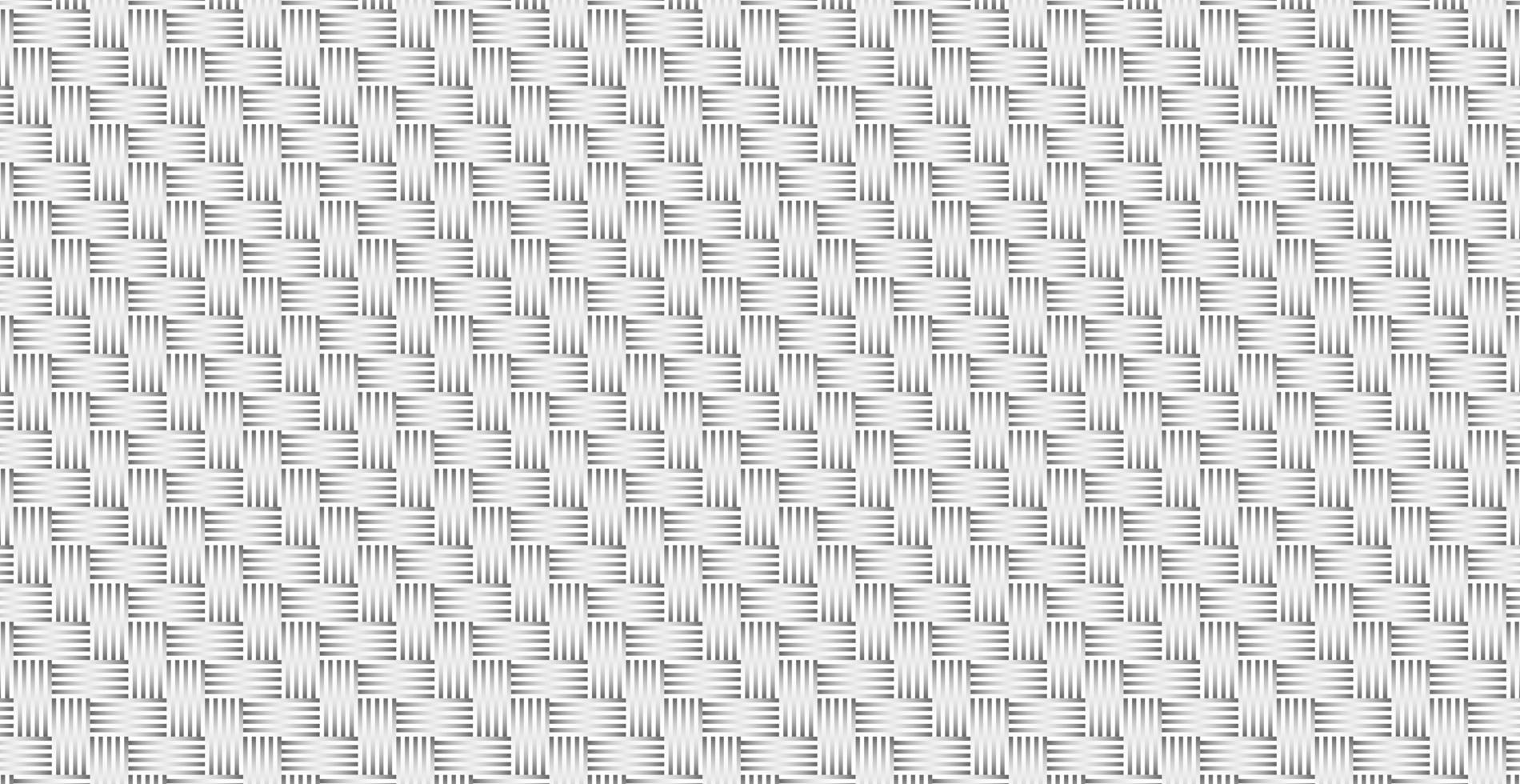 fondo panorámico de mimbre gris, elementos repetitivos - vector