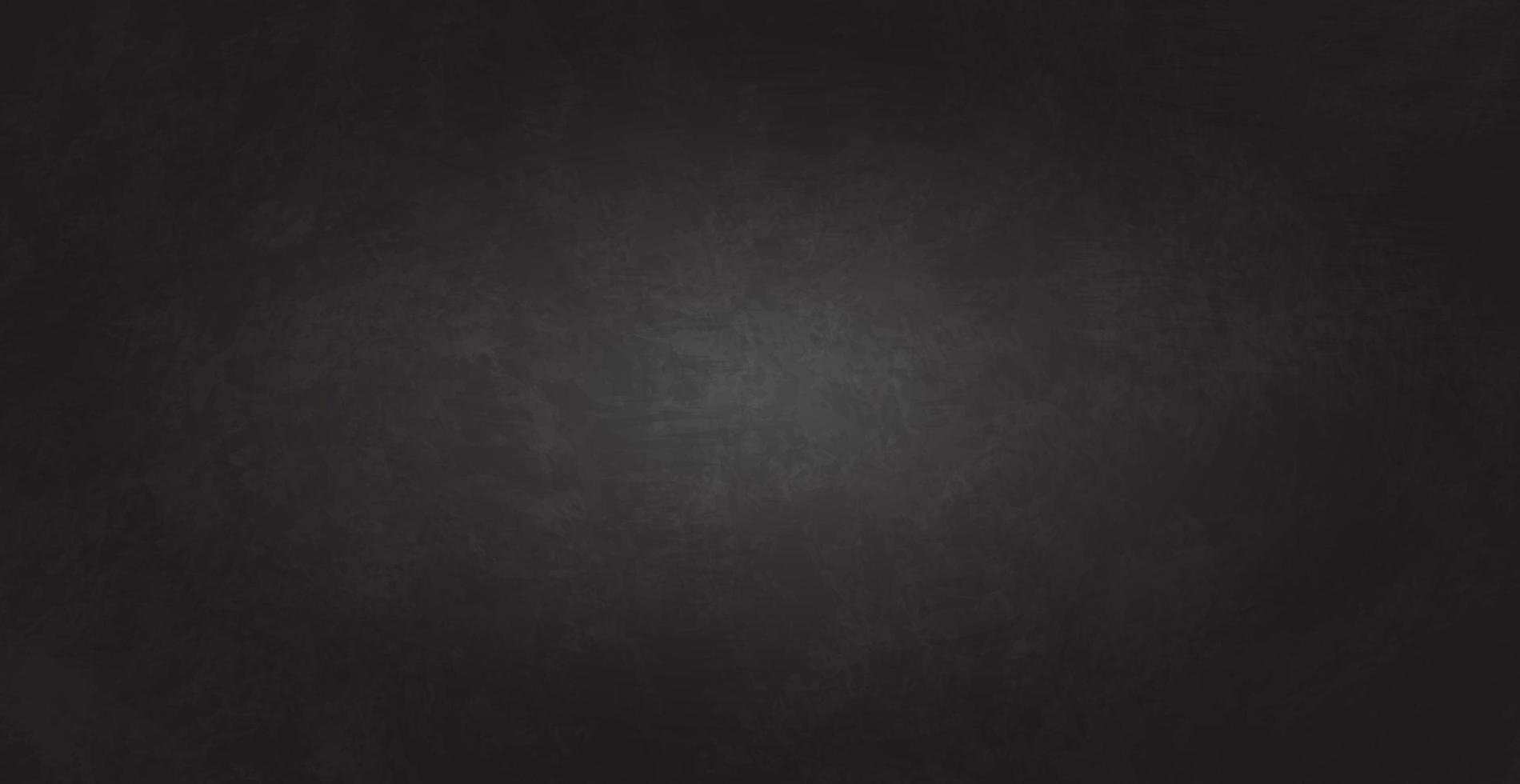 Dark panoramic texture of black texture wall - Vector
