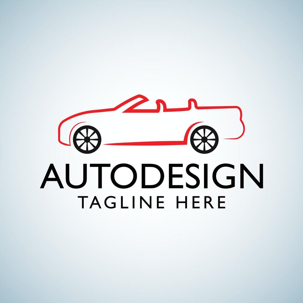 Car Logo Vector Design. Auto Style Car Logo Design. Sports Car Vector Logo Design Template.