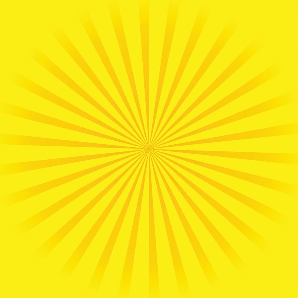 yellow Sun Sunburst background vector
