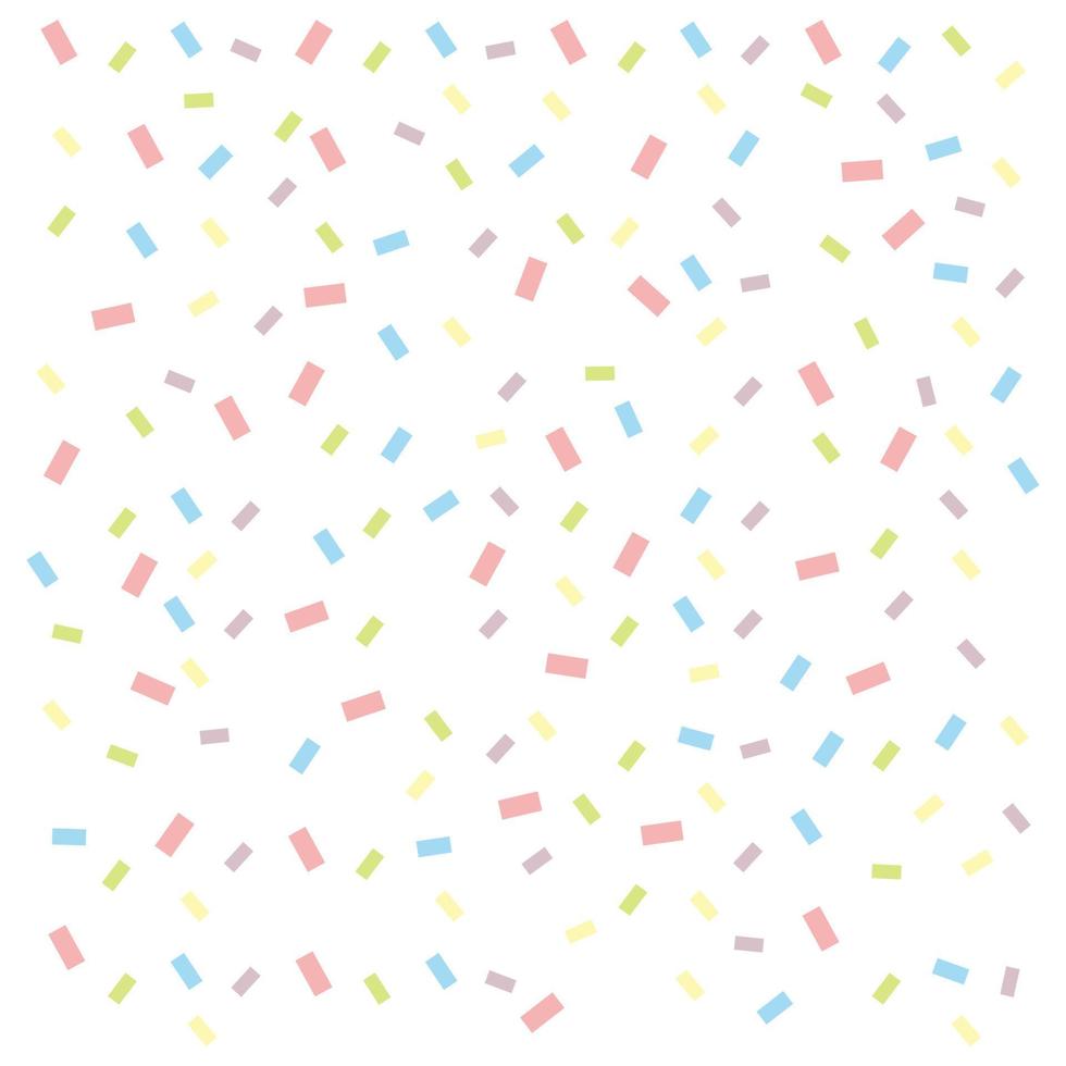 Confetti texture background vector
