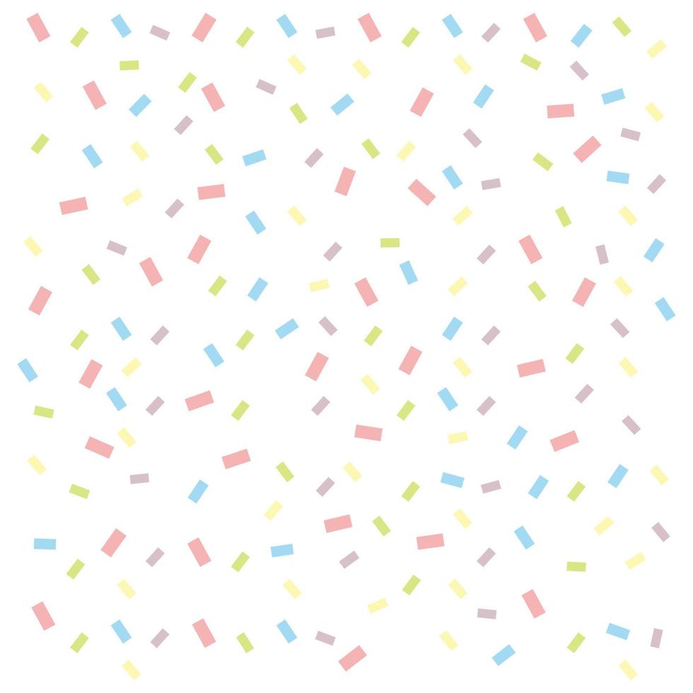 Confetti texture background vector