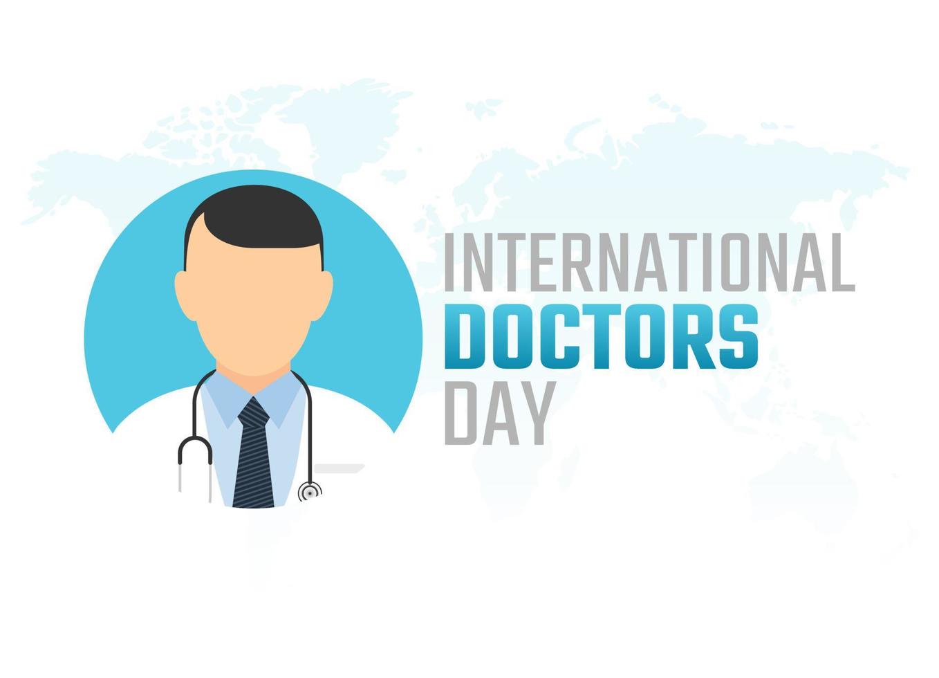 vector graphic of international doctors day good for international