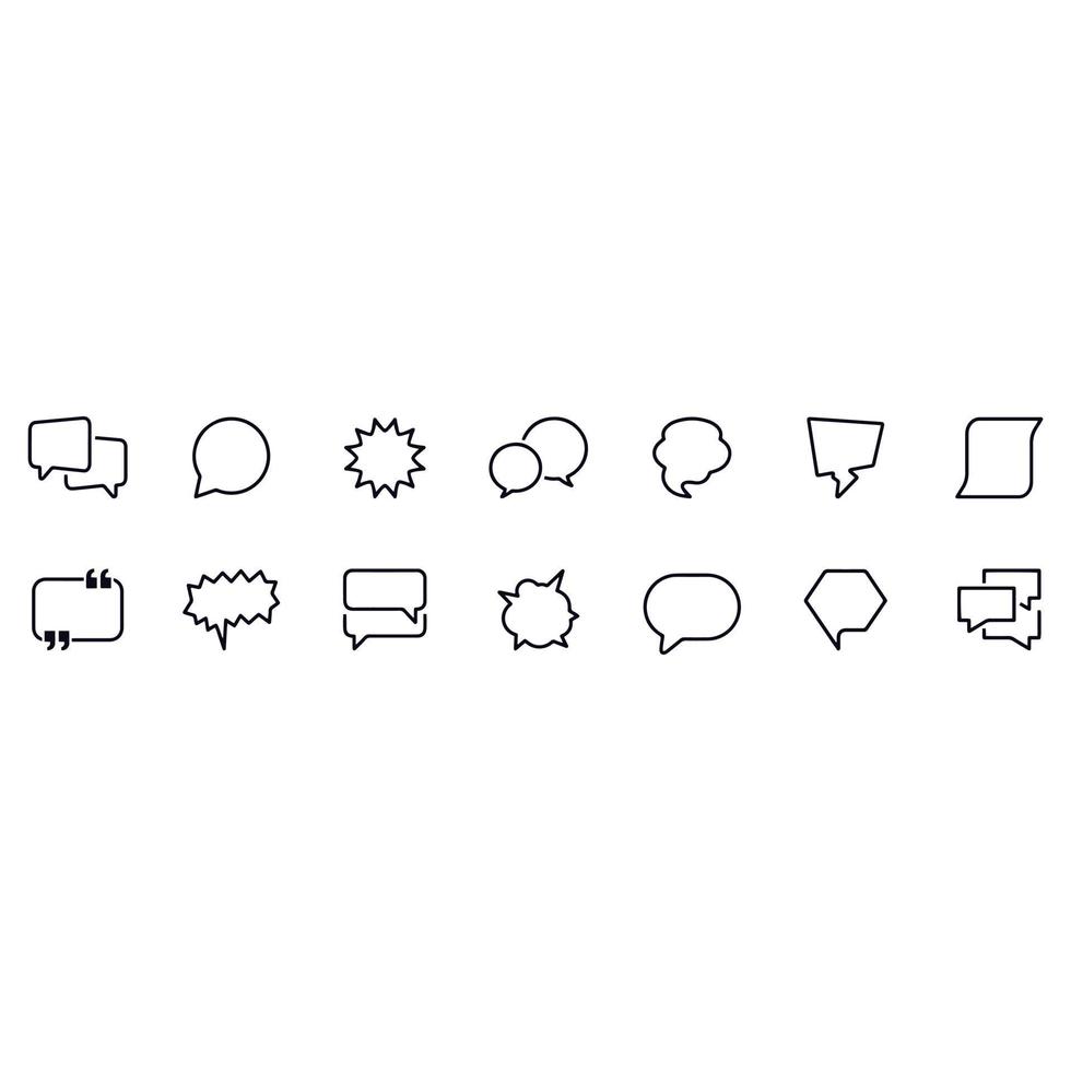 speech bubbles vector design
