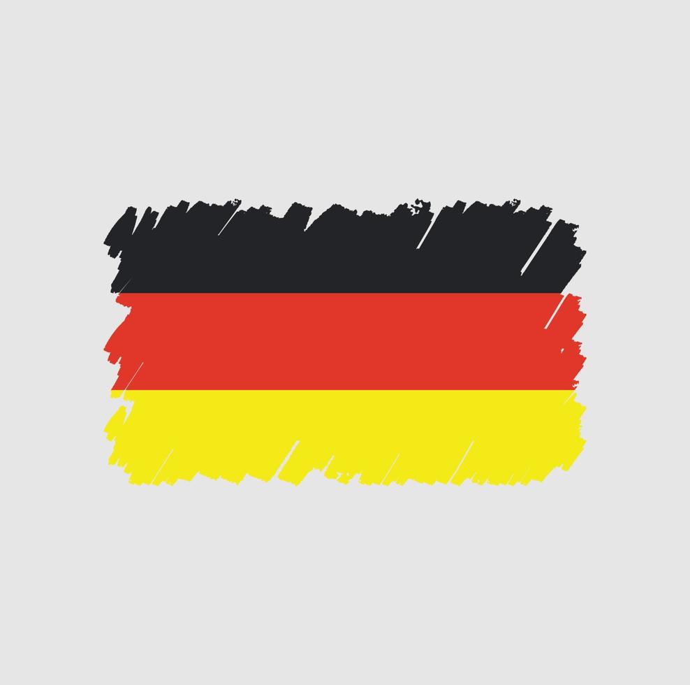 cepillo de bandera de alemania vector