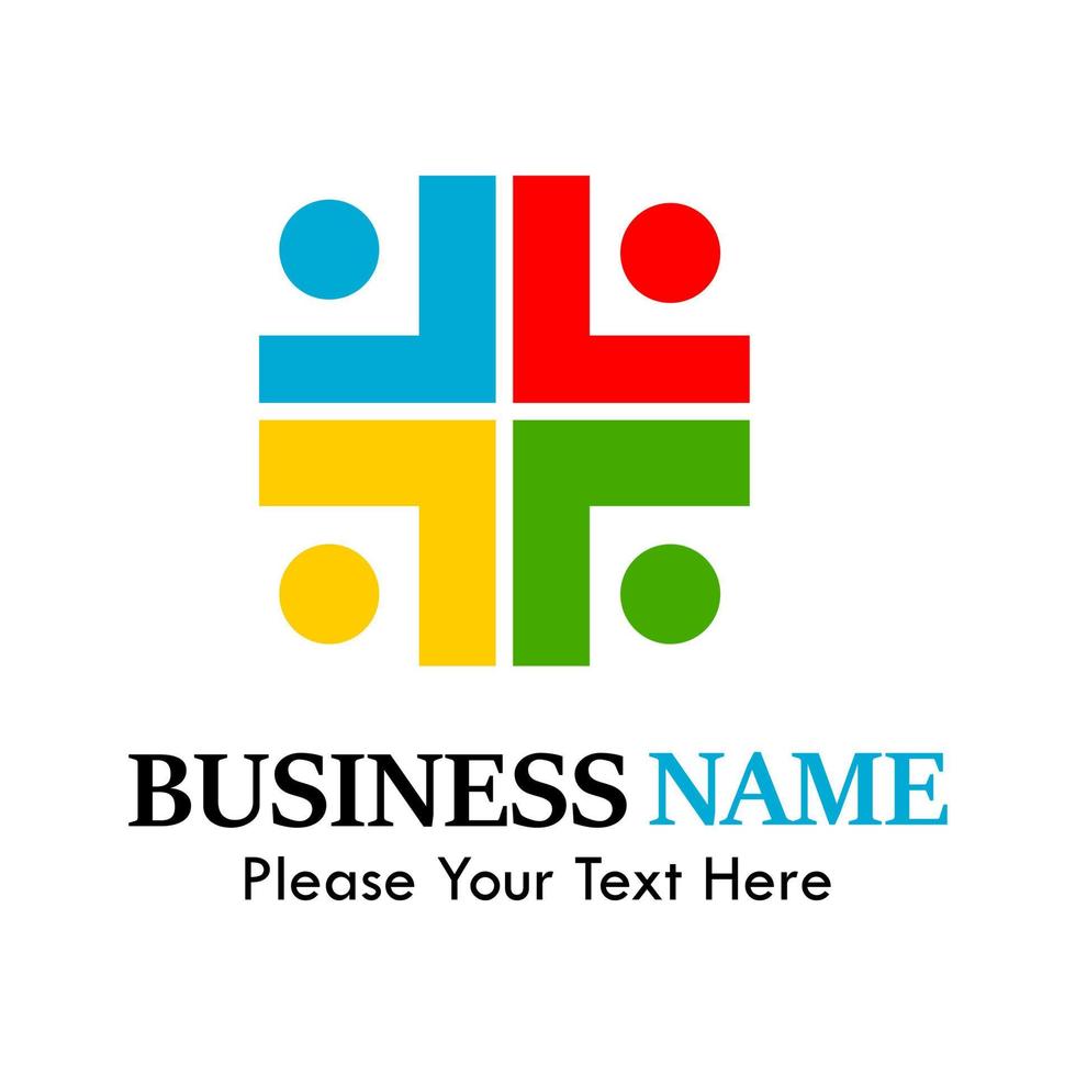 This is croos medical and people four. suitable for medical, community, corporate etc vector