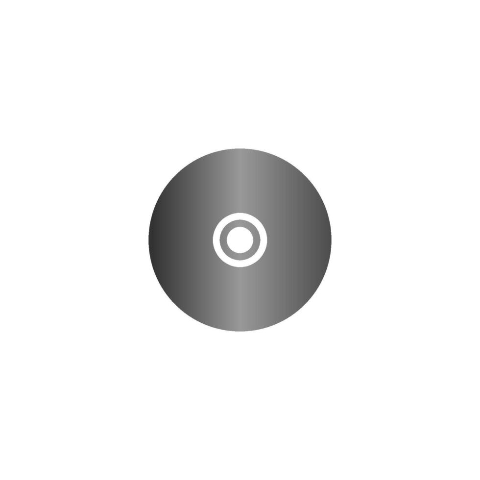 plantilla de diseño de ilustración de logotipo de icono de disco de video vector