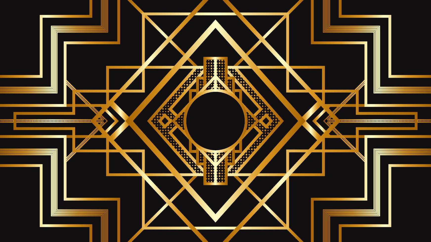 fondo inspirado en el art déco vector