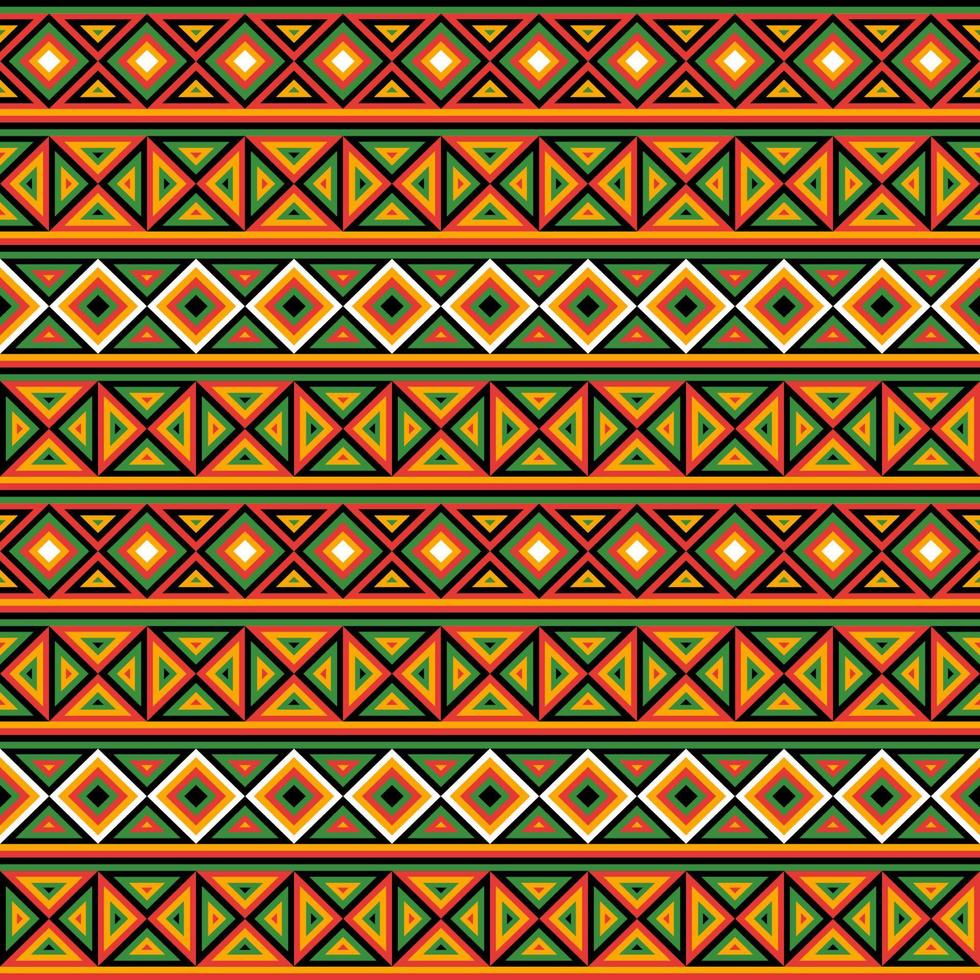 Pan African Color Seamless Pattern vector